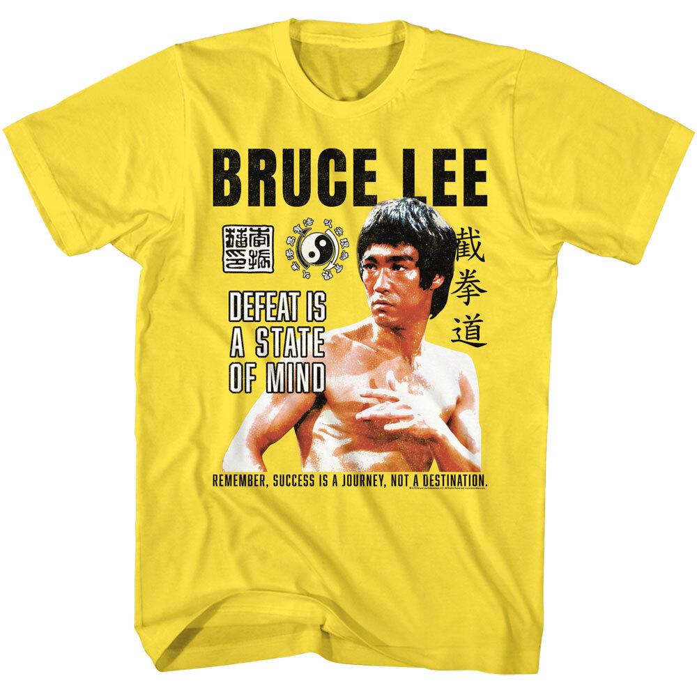 Bruce Lee Yin Yang Remember Sucess Is A Journey Not A Destination Men T Shirt XXXL