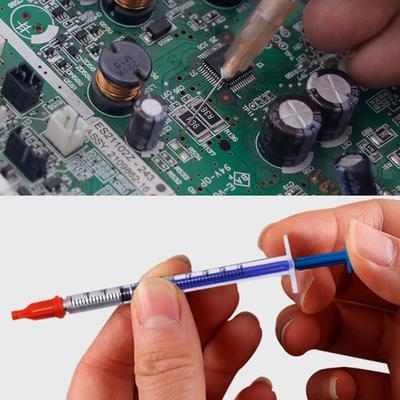 0,2/0,3/0,5/0,7/1,0 ml Leitfähiger Klebstoff Niedriger Widerstand Schnelltrocknend Leitfähige Paste Silberfarbe PCB Flexkabel