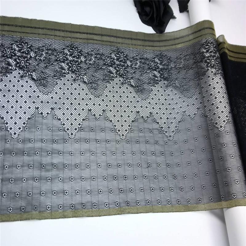 25cm Wide Elastic Lace, Stretchy Spandex Sewing Lace Fabric for Lingerie, Bra, Underwear, Garment & Crafting