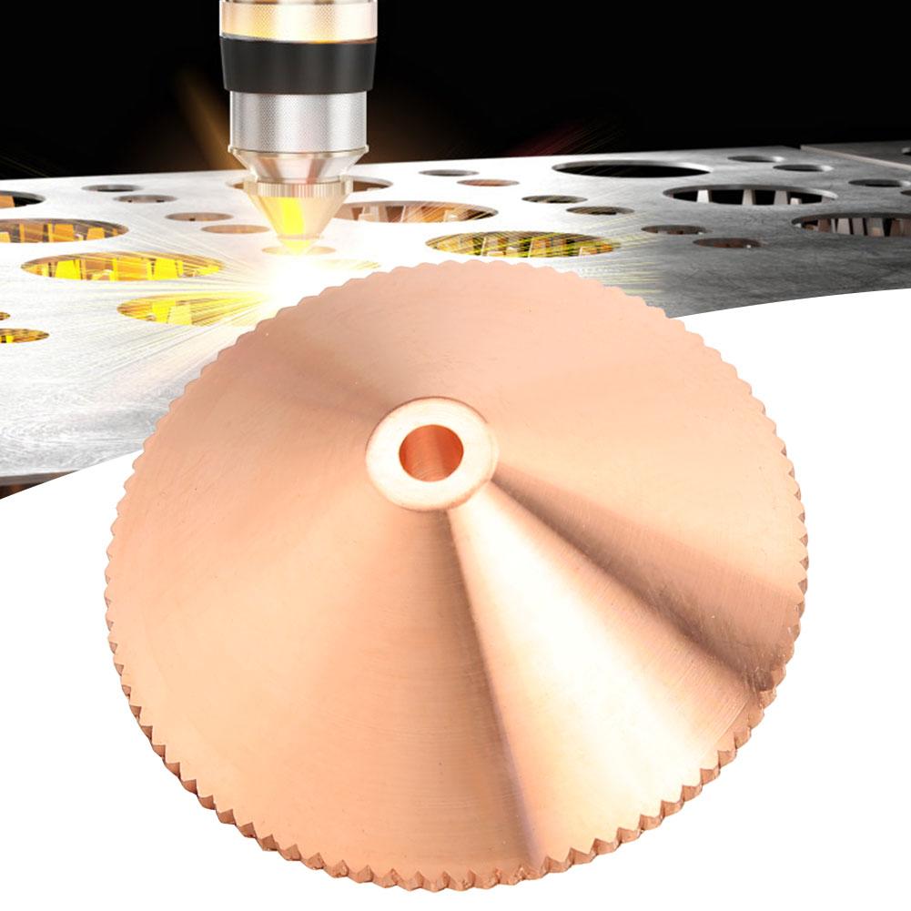 1 Stück Einlagige Laserdüse Messing für CO2 Faserlaserschneidmaschine 1.82.02.53.0mm2.5mm