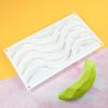 12-Kavitäten Mini Polygonale Banane Silikonform DIY Mousse Kuchenform Backwerkzeug zur Herstellung von Schokolade Fondant Dessert