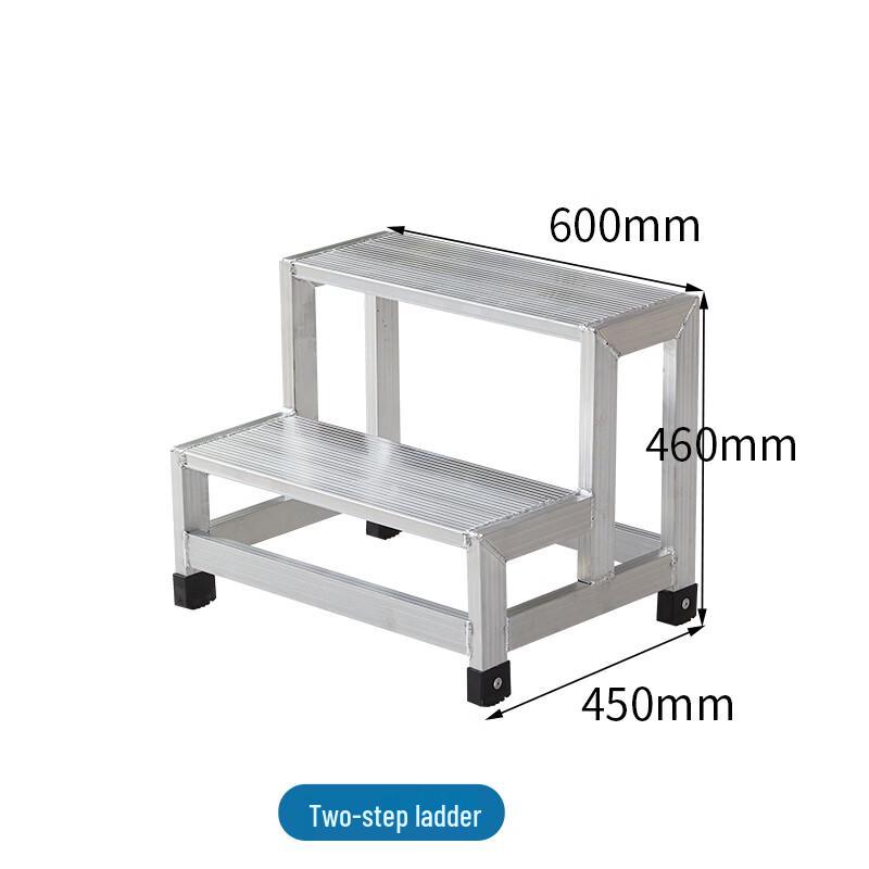 Zuohen Industrial Aluminum Alloy Two-Step Platform Ladder