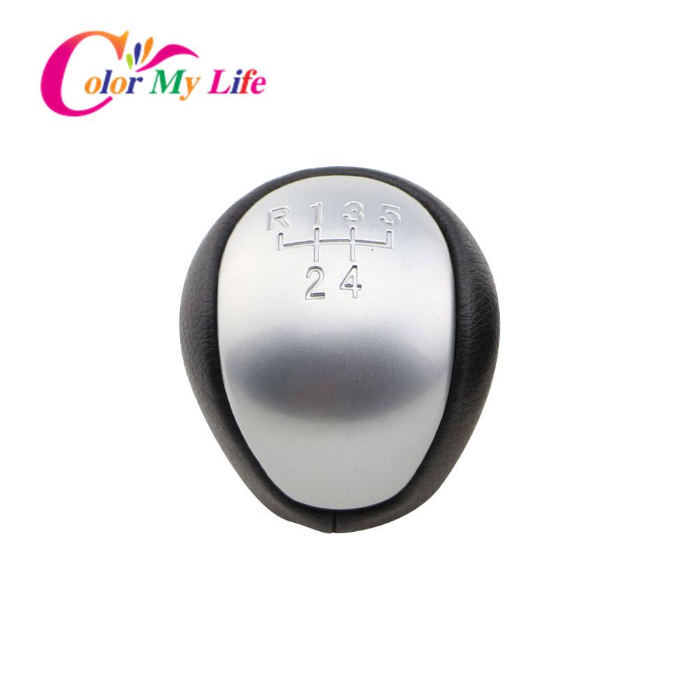 For Kia Forte Soul Hyundai Elantra I30 Gear Shift Knob Shifter Lever Head Handball Case 5 Speed Manual Car Styling