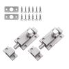 Stainless Steel Mount Door Bolt Rusts Proof Heavy Type Cabinet Latches For Outdoor Security Easy Installation