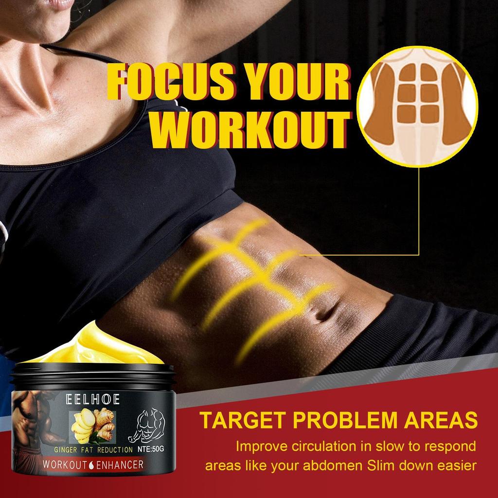 Advanced Fat Burning Cream for Abdominal Muscles Waist Slimming Formula 50g