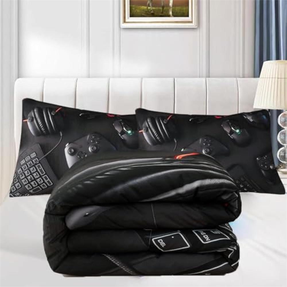 1/3pcs Totem Print Duvet Cover Set 1xCover 2xPillowcase Soft Bedding For Home Comfortable Without Core