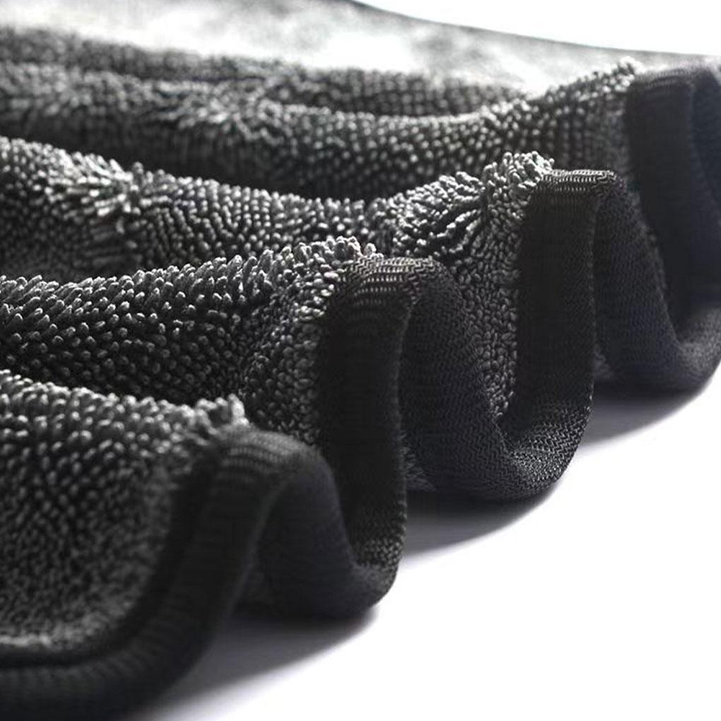 Dark Grey Reusable Car Cleaning Towel Powerful Absorbent Microfibre Cloths Quick Dry Cleaning Cloths