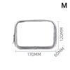 1/4pcs Transparent PVC Storage Bags Travel Organizer Clear Makeup Bag Beautician Cosmetic Bag Toiletry Cosmetic Storage Bag