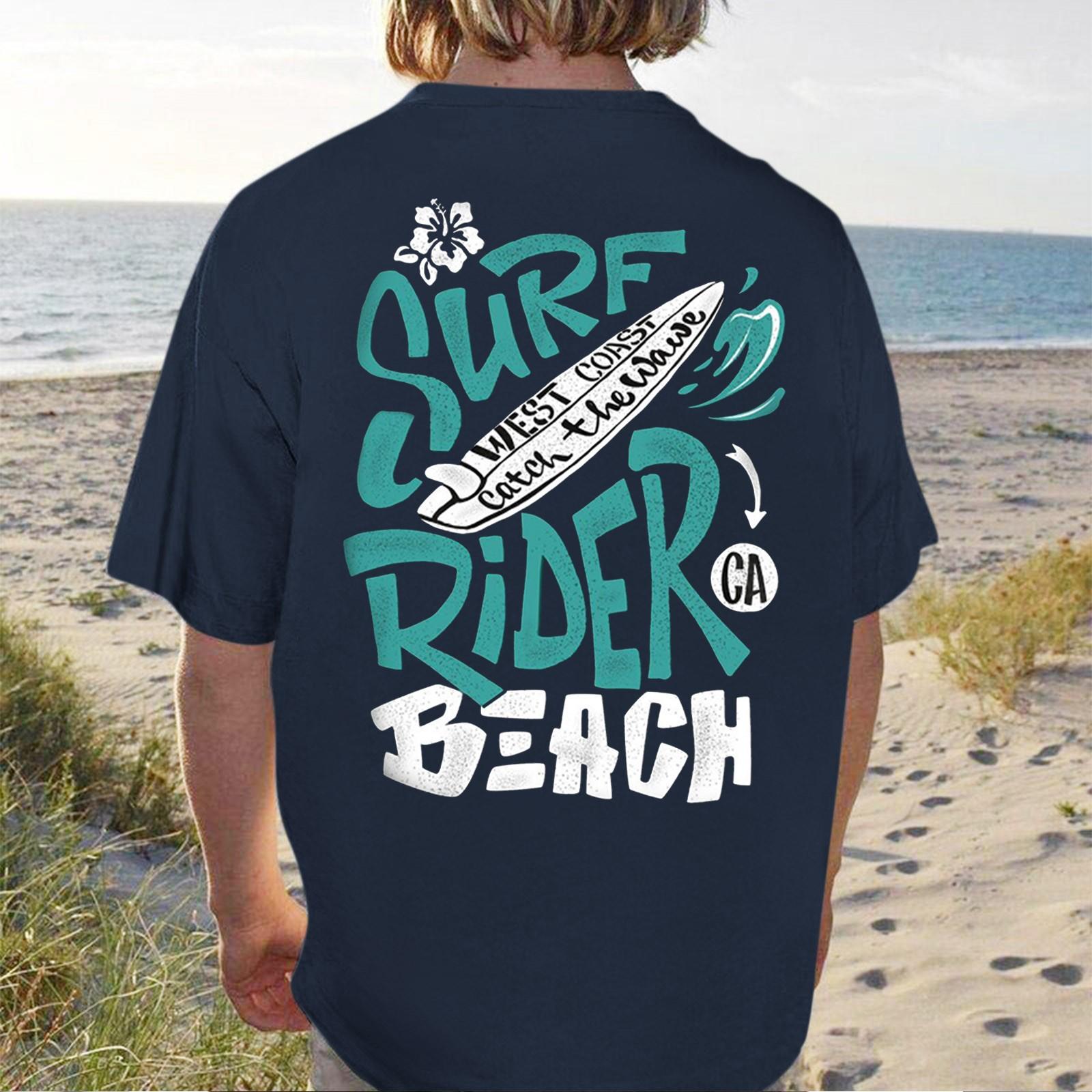 

Мужские футболки с графическим принтом, уличная повседневная одежда с короткими рукавами и принтом M тёмно-синий