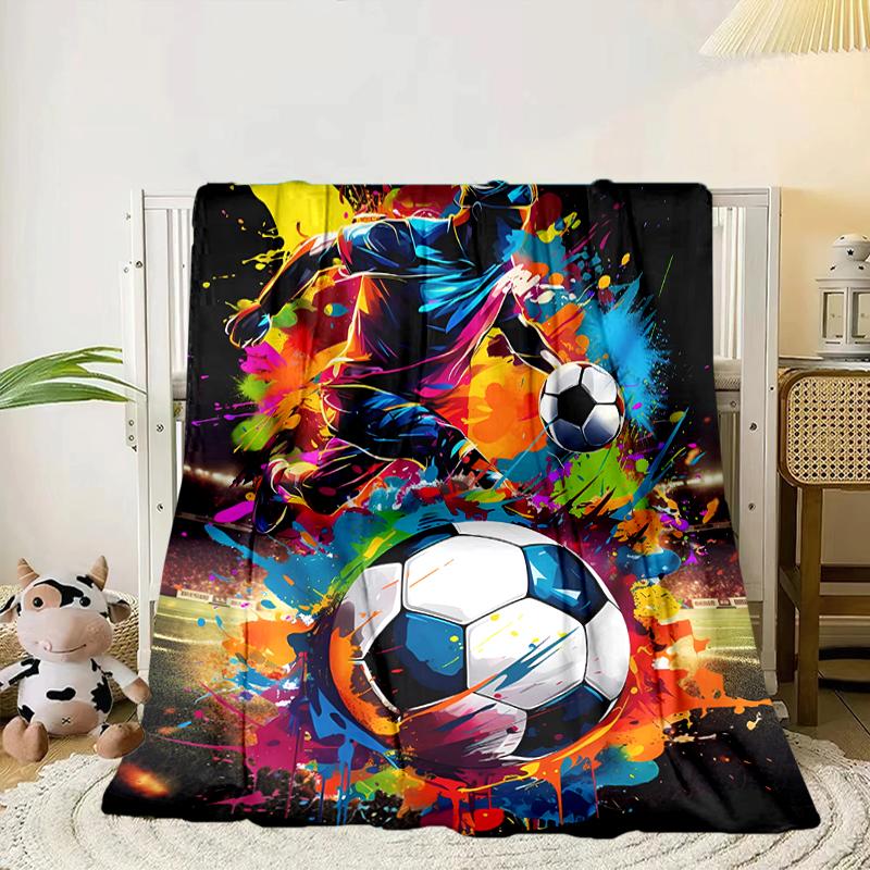 Baseball Fire Power Blanket Flannel Blanket for Bed, Sofa, Camping, Hiking, Picnic Essentials, Gift for Family Fan Gifts