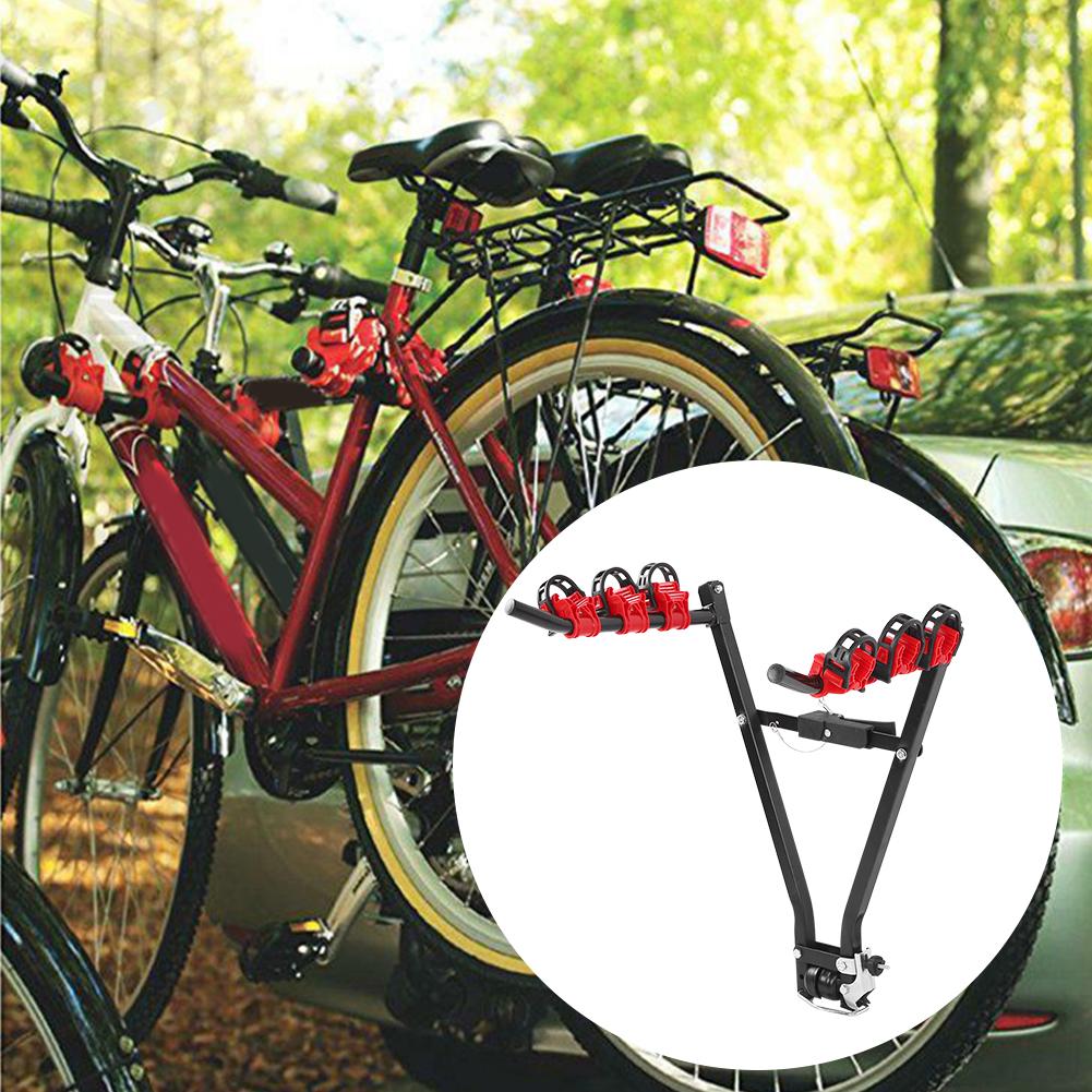 3601 Steel Car Bicycle Carrier Automobile Tail Tow Mount Hanger Van Rack Accessory