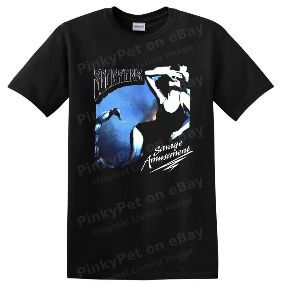 Scorpions Rock Metal Musik T-Shirt Vintage Band Logo Tee Für Fans