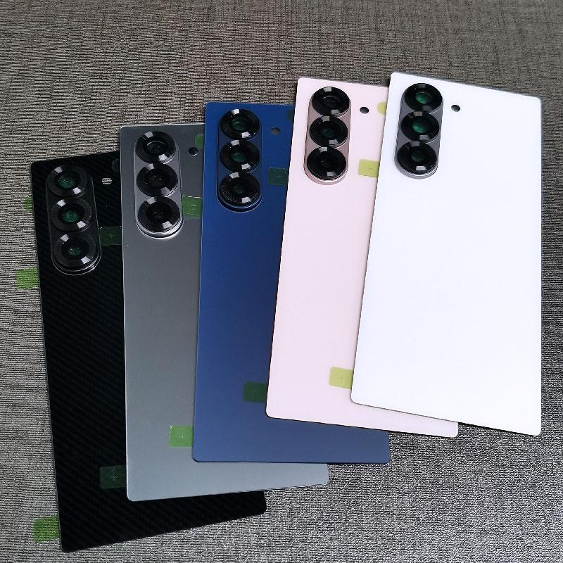 For Samsung Galaxy Z Fold 6 Fold6 5G Back Battery Cover Glass Door Rear Housing Cover Replacement With Camera Lens z fold6 F956B