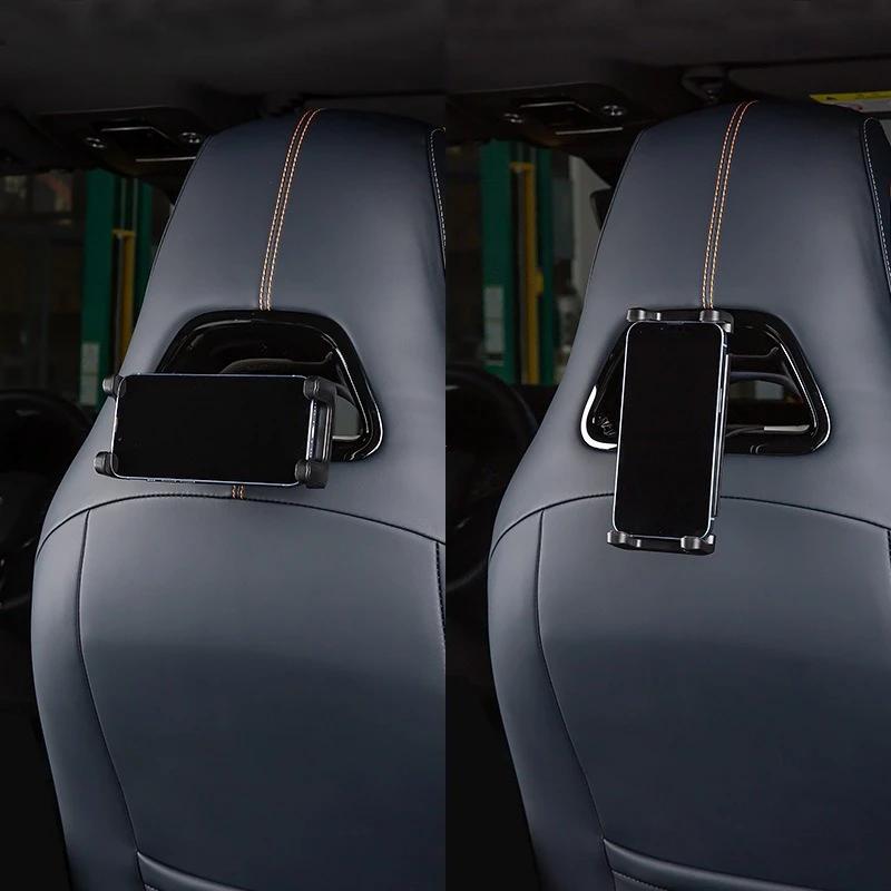 Car Phone Holder For BYD Atto 3 Song Plus Yuan Plus 22-24 Seagull Back Seat Bracket For IPAD Support Accessories Parts