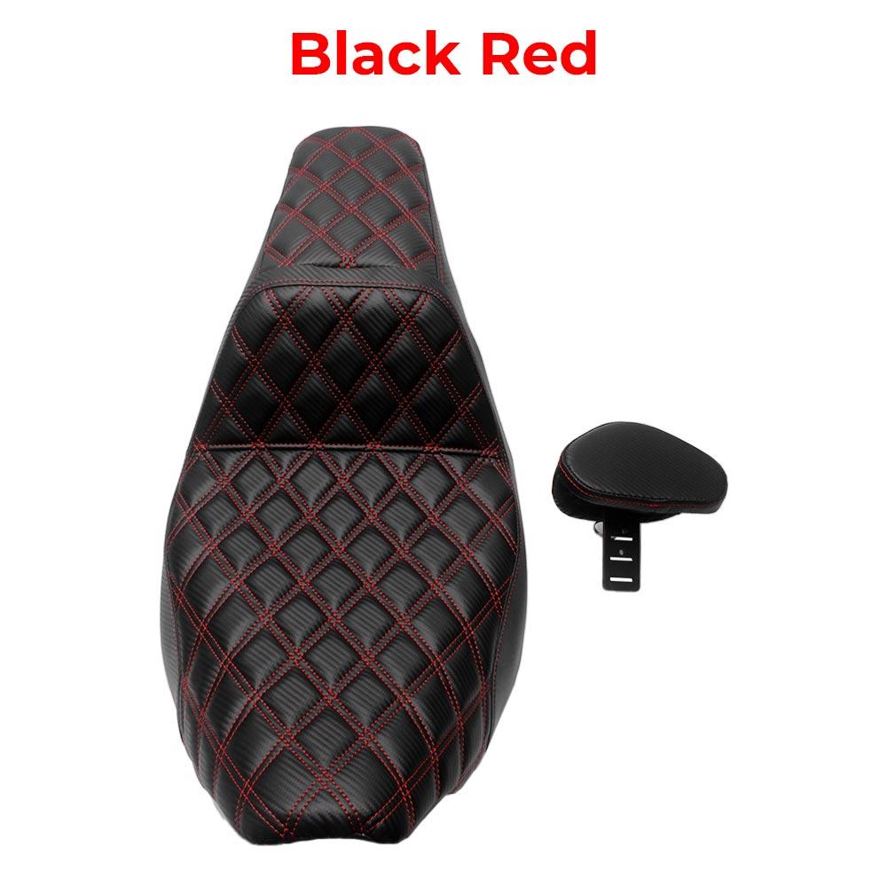 

1 PC Black Rider Passenger Seat With Backrest Cushion Motorcycle For Harley Touring Road Glide CVO ST FLTRXSTSE 2024 2025 2026