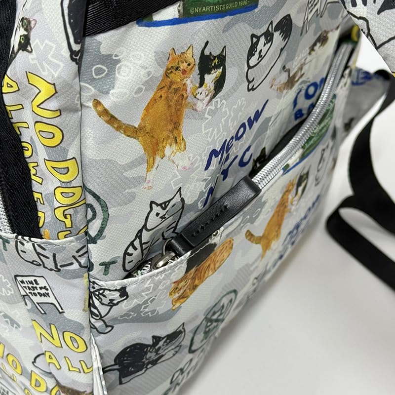 Manhattaner's New Light Travel Backpack 71-8023 Women's Gray Medium