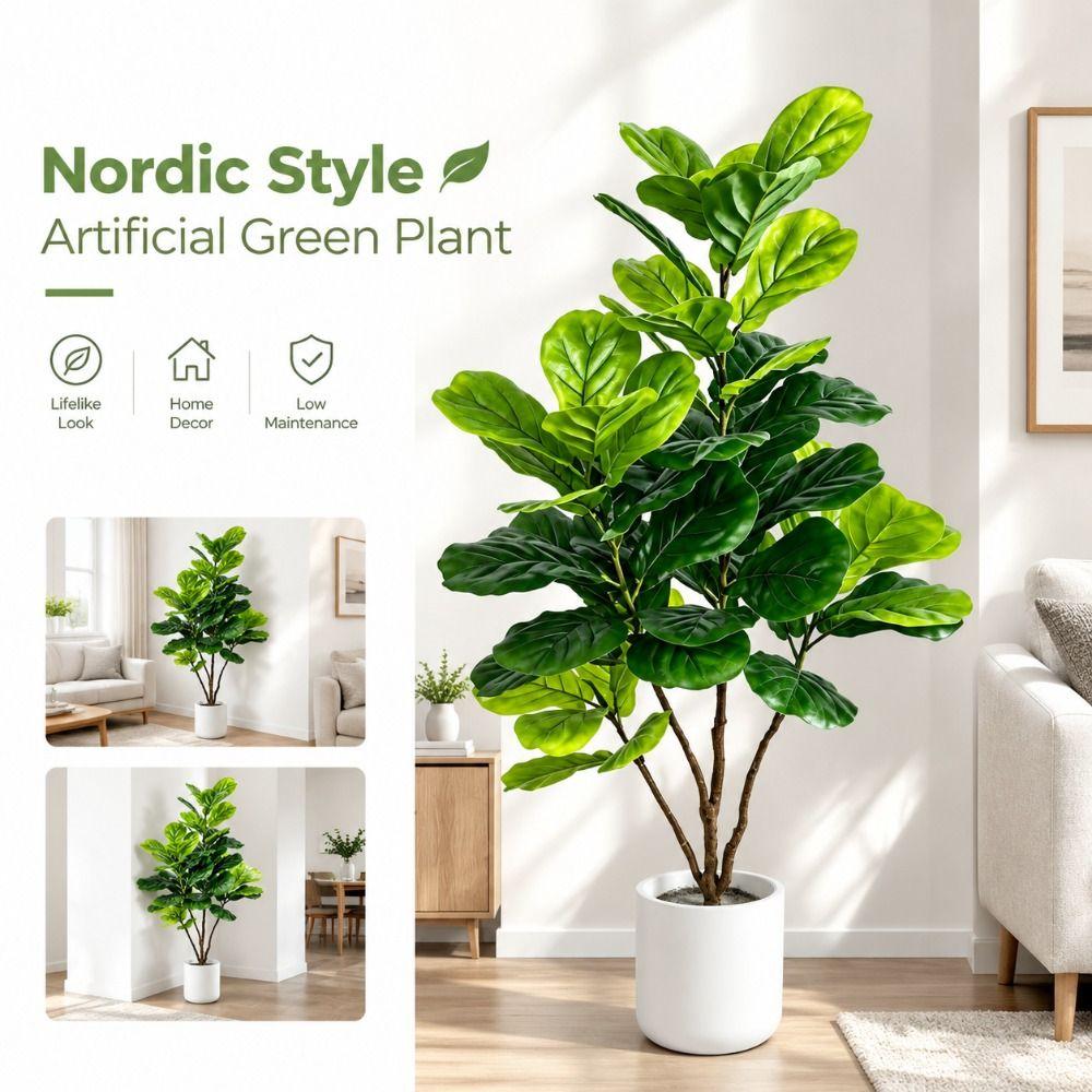Artificial Leaves Artificial Green Plant for Indoor Landscaping Decoration