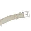 Hermes Heure H Watch Rondo Watches HR1.210 WhiteDial Stainless Steel/Embossed Leather Quartz Analog Display Women Used