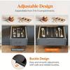 Expandable Kitchen Drawer Organizer - Adjustable Retractable Cutlery Storage Box with Dividers for Utensils, Home Organization