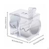 Acrylic Wall Mounted Separation Box | Adjustable Support Arm, Breeding with Mesh openings, for