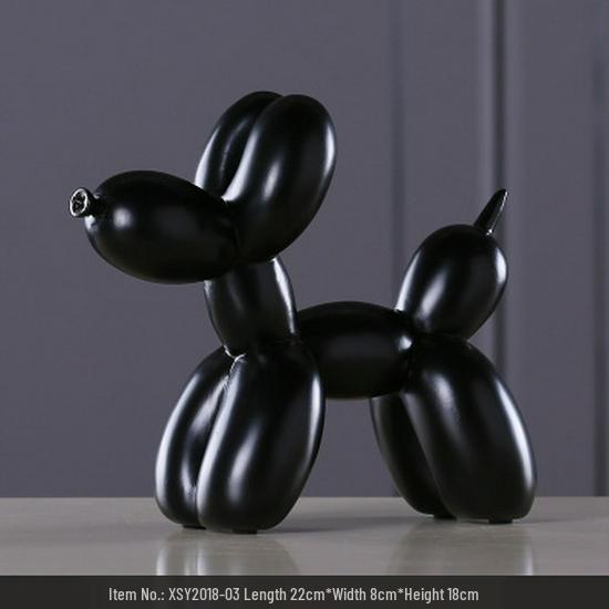 

Nordic INS Simple Balloon Dog Resin Ornament: Modern Creative Home Decor Gift