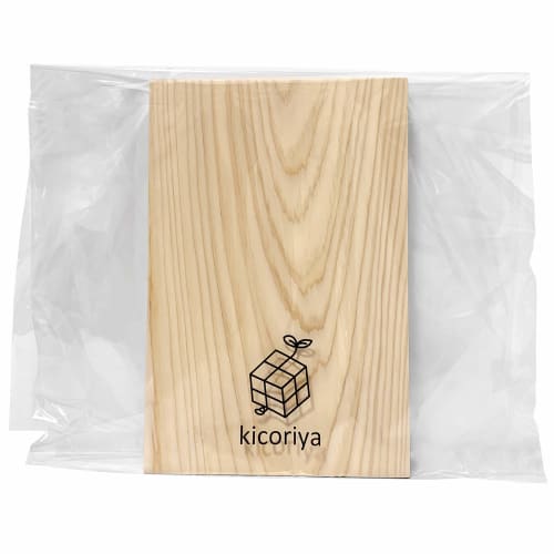 kicoriya Solid Japanese Hinoki Cypress Cutting Board, 30cm x 20cm