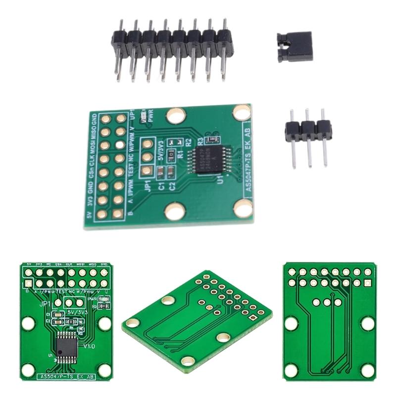 High Precise AS5047P Encoding Module Development Board Offering SPI, UVW, PWM Interfaces for Wide Applications