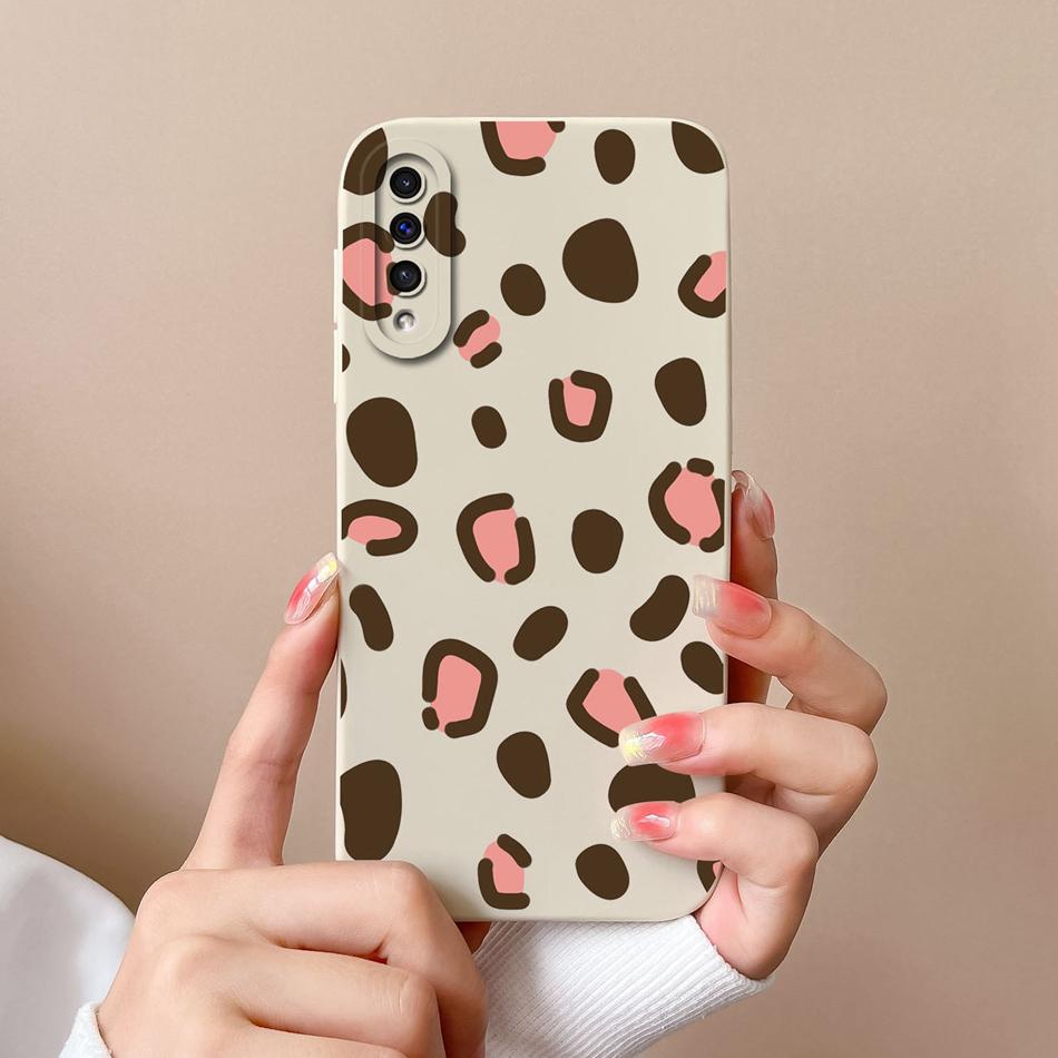 For Samsung Galaxy A50 A50S Phone Case Cartoon Liquid Silicone Full Coverage Anti Drop Shell For Samsung A 50 A50 S Bumper Funda