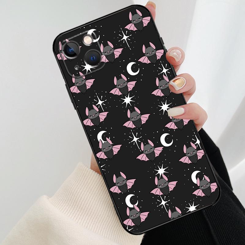 Bat Phone Case For iPhone 17 Pro Max 16 15 11 13 12 14 Pro Max Mini 15 16 Plus 16e 17 Air Cover