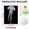 DIY Diamond Art Pearl Painting Kit for Adults,Jellyfish Special Shaped Pearl Art Painting Wall for Home Office Decor Handmade Gift