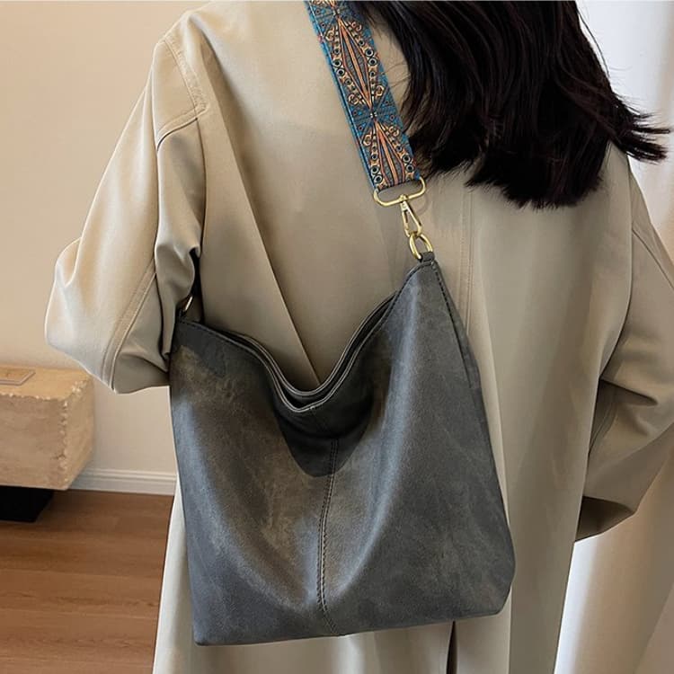 Vintage Ladies Large Capacity Shoulder Crossbody Bag