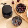 Lightweight Food Storage Container 7 Hole Cherry Pitter, Multifunctional Fruit Coring Tool for Leak Proof Reusable Olive, Manual Press Remover,