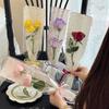 10pcs Bow Flower Packaging Bag Waterproof DIY Single Rose Sleeves Floral Material Packaging Transparent Bouquet Packaging Sleeve