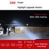 Motorcycle Headlight 12V Motorbike Spot Head Light 8 12 16 LED Scooter ATV Moto Headlamp Motor Auxiliary Driving Work Light