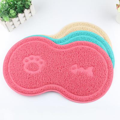Cat And Dog Pet Mat Cute Cat Litter Pad Foot Mat Non-Slip Dish Bowl Food Feed Mat Pad Placement Pet Accessories