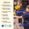 pInstruments pBONE Tenor Trombone in Bb, Lightweight and Durable ABS with Bio-Coated Antibacterial Coating, PBONE1O Orange [Includes Mouthpiece and Ca