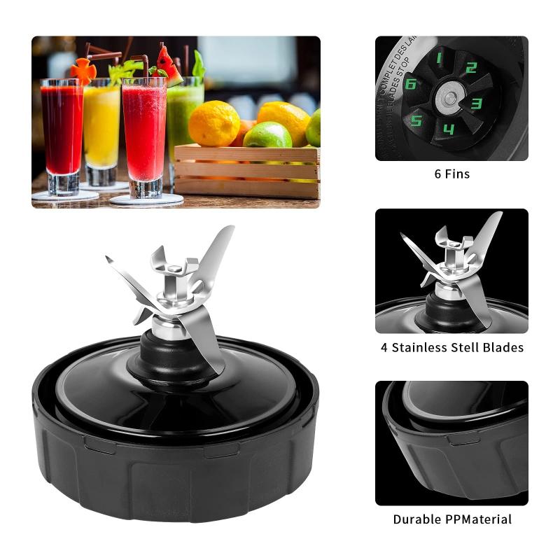 Juicer Blender Parts 16/18/24/32OZ Cup / Rubber Gasket / Seal Lid  for Nutri Ninja Blender Accessories Easy to Replace