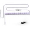 ATTACK SHARK C04-C Keyboard Cable Type-C to Type C, TPU Spring Mechanical Keyboard Cable, Custom ...