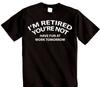 Funny Retired Happy Retirement Gift No Work Tomorrow T-shirt for Men or Women