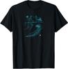 Jellyfish Artistic Lightning Ocean Design T-Shirt