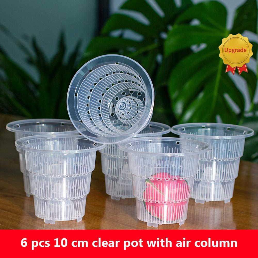 Meshpot Orchid Pot Clear Orchid Pots with Holes Plastic Orchid Pots In 10cm 12cm 15cm