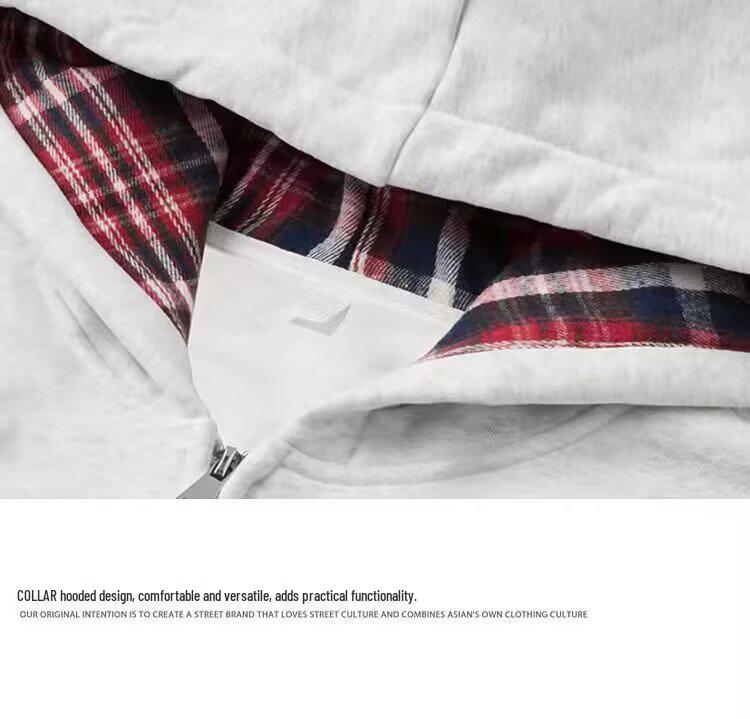 Men's American Style Letter Print Autumn/Winter Hoodie – College Style, Plus Velvet, Thickened Sweatshirt