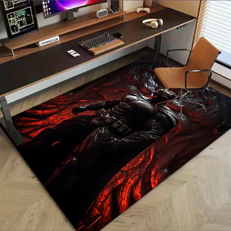 1pc Batman, Dark Knight Carpet, for Home & Office Decor, Desk Chair Carpet, Festive GiftL1428