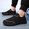 Mens Lightweight Breathable Mesh Slip-On Casual Shoes Low-Top Comfort Walking Sneakers