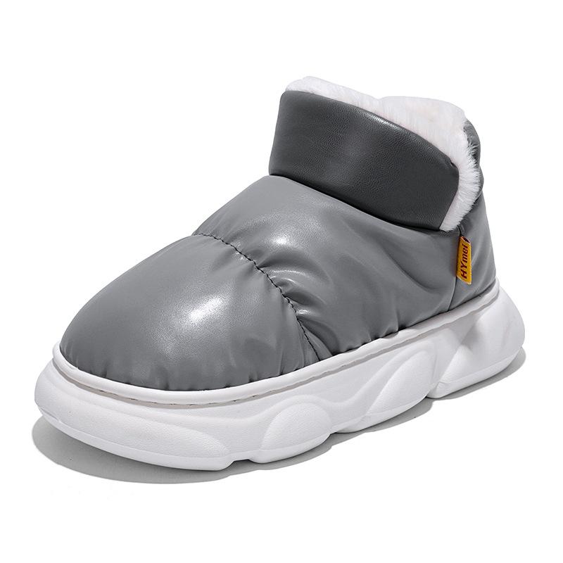 

Большого размера зимние сапоги сумка на каблуке бархатные домашние тапочки для пары новая теплая хлопковая обувь 44-45