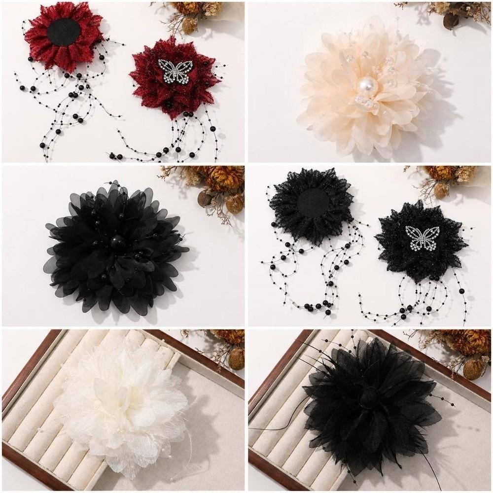 Pearl Embellishment Pearl Feather Hair Accessory Floral Clothing Accessory Garment Embellishment