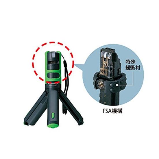 Panasonic Laser Red Laser Unit Case Wall Cross Vertical Marking Yellow Marker, "Sumidashi Meijin" (Main + Included), Portable, Lightweight, Type