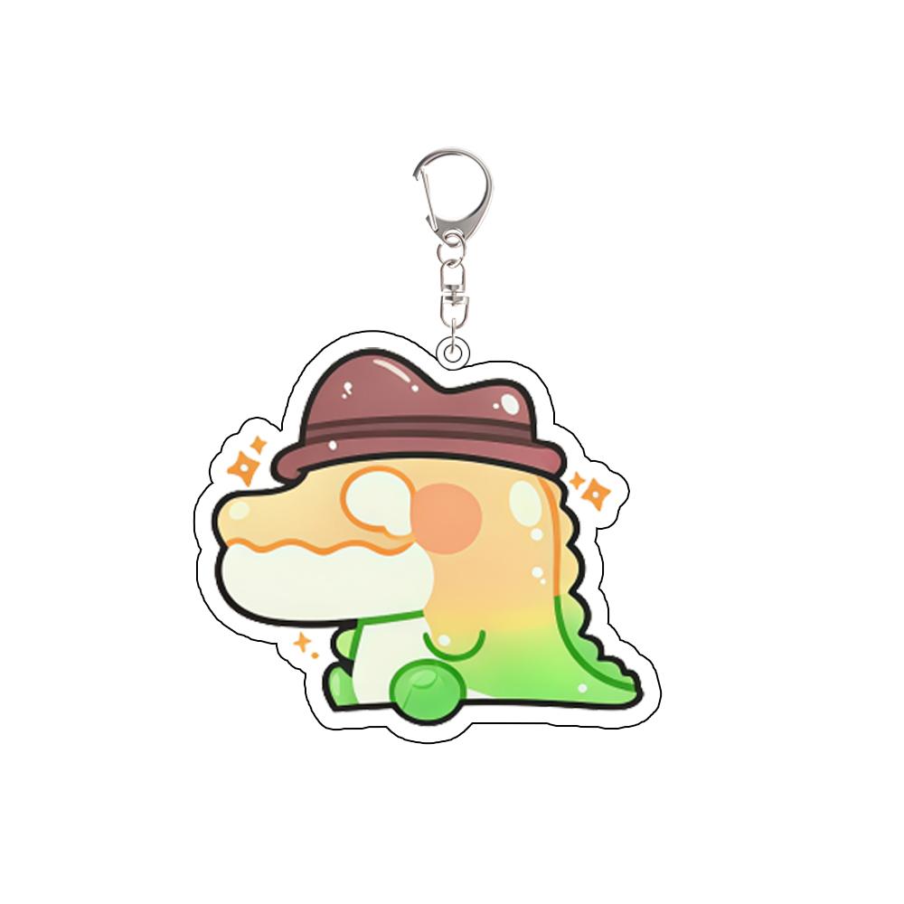 

For TADC Pomni Jax Ragatha Gangle Zooble Caine Anime Peripheral Acrylic KeyChain Custom Cartoons Backpack Pendant Festival Gift
