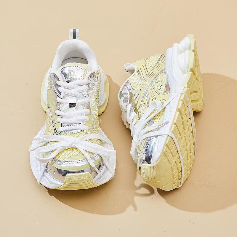 

Взрыв популярности интернет-знаменитостей жареные уличные папины кроссовки женские 2025 лето новая сетка дышащие на маленькой толстой подошве повседневные спортивные кроссовки 35