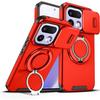 Heavy Duty Armor Phone Case For OPPO Realme 16 Pro+ Plus 5G Slide Lens Magnetic Ring Stand Cover For Realme16 15 14 Pro Plus